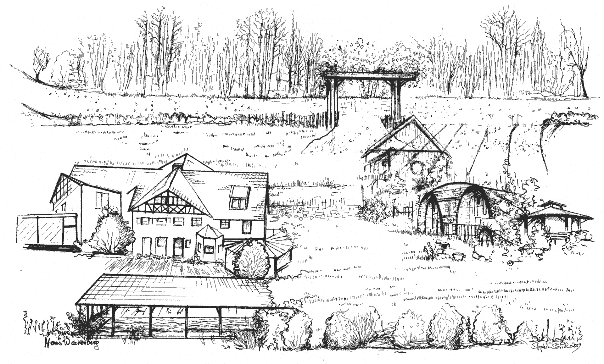 Illustration Waldquartier Wackerberg