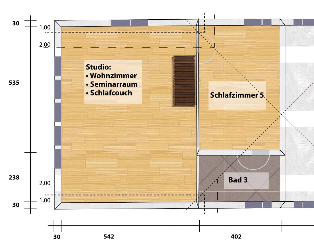 2. Etage